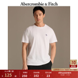 ABERCROMBIE & FITCH【小麋鹿】男装女装情侣装经典小麋鹿圆领短袖T恤KI124-9135 白色 S (175/92A)