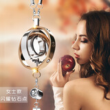 适用宝马奔驰奥迪汽车挂件车内吊饰后视镜车载挂件吊坠高端男女士 时尚经典女神款-24K玫瑰金