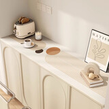 美若晨曦 鞋柜垫台面保护垫垫子餐边柜桌面垫玄关防滑电视柜防水防油桌垫 波赛亚羊皮纹鞋柜垫 30*80cm【尺寸支持定制】