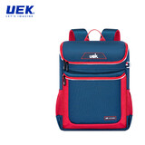 UEK小学生书包儿童书包男女轻盈减负双肩包三四五六年级学院风背包 英伦风休闲款(蓝色)大号4-6年级