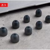 原焋索尼wi-1000xm2耳塞sony蓝牙耳机套wf-1000xm3耳套硅胶套耳帽塞头 软塞胶配件 透黑【超小、小、中、大】各一对