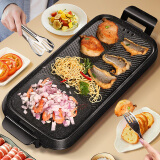 聚烩王（JUHUIWANG）韩式烤肉锅电烤盘不粘烤肉机电烧烤炉家用无烟烤鱼盘烤肉盘铁板烧