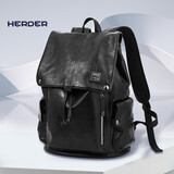 赫登尔双肩包男士时尚潮流背包休闲15.6英寸电脑包轻便简约大学生书包 