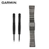 佳明（GARMIN）岩石灰不锈钢快拆表带（26 mm) 替换表带适用于fenix5X,D2,MK1,MK3I-51mm