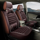 2012/13/14/15/16/17款五菱宏光s/s1/s3汽车坐垫7座专用全包座套 八座--咖色