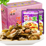 宏绿佐餐三宝3四宝4宝整箱80g*30包梅菜笋丝花生开味酸菜咸菜下饭菜