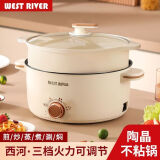 德国全自动电火锅一体炒菜电炒锅多功能料理锅蒸煎炒涮不粘电饭煲 送蒸笼款：德国机芯【活动就今日】即将结束 大号2.6升丶加厚加宽【用1-2人】烧坏包赔