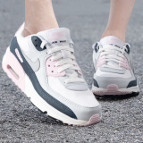 耐克（NIKE）官网女鞋 24秋新款官方airmax90青少年气垫运动鞋缓震透气休闲鞋 104/泡沫粉白灰/晒图退10 36 码/230mm