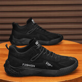 回力精选男鞋劳保鞋2025春秋新款男士上班工作休闲运动板鞋厨房工作休闲鞋 主图款黑色 40