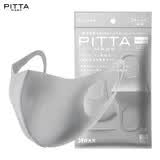 PITTA MASK 防花粉灰尘口罩 浅灰色3枚/袋 成人标准码 可清洗使用