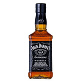 杰克丹尼（Jack Daniels）美国田纳西州 调和型威士忌 黑标双支礼盒装500ml *2  中秋送礼