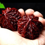 小叶紫檀核桃生肖木雕手球木质按摩健身球沉水级保健球手把件手玩 紫檀核桃两个