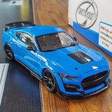 美驰图 1:18 2020款 福特野马GT500谢尔比眼镜蛇合金汽车模型车模 收藏 蓝色
