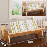 木格格家用实木小书柜学生桌上书本收纳书架桌面整理书立架简易储物架子 组合【清漆40+清漆60】