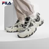 斐乐（FILA）官方男鞋猫爪鞋5代老爹鞋运动鞋鞋子休闲鞋 泡沫白/烟灰-AG 40