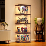 蔻丝（ColesHome）带灯手办展示柜模型玩具收纳陈列柜透明家用盲盒展示架