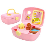 华诺天诚小鸡儿童玩具养成屋 女孩过家家3-6岁 仿真会叫发声 照顾喂养宠物 感应萌萌鸡（手提盒）