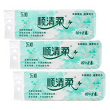 顺清柔无芯卷纸环保1800g卫生纸手纸厕所纸巾家庭实惠装原生木浆 5层 150g/卷*24卷 【共2提】