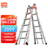 雷都捷特（LittleGiant） 家用/工程梯子加厚铝合金伸缩人字梯直梯折叠多功能梯15426-001