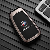 车佰伦（carblun）别克新款英朗钥匙套老君威XT/GT昂科拉阅朗君越gl8车包壳扣男高档 B款折叠【金属黑】+单壳