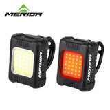 MERIDA美利达迷你自行车夜骑灯山地车警示灯公路车尾灯跑步夜行信号灯 前后灯组合套装（基础款）