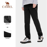 骆驼户外（CAMEL）软壳裤男保暖加绒长裤男防风防泼水登山裤A1W2VV125