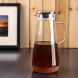 ORTOR玻璃杯子双层隔热防烫玻璃杯时尚水杯子创意茶杯家用客厅 单水壶