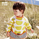 Kocotreekk树儿童罩衣围兜防水防脏婴儿吃饭护衣宝宝反穿衣 菲洛黄 L 