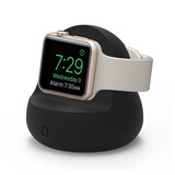 Damon Light Damon适用于Apple watch充电支架苹果手表硅胶底座可收纳 i watch黑色硅胶支架【新款无刺激气味】
