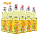 哈达（Hata）波子汽水弹珠汽水 日本进口多种口味碳酸饮料 200mL 6瓶菠萝