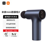 米家（MIJIA）mini2筋膜枪小米筋膜枪按摩器迷你按摩枪按摩仪健身器材金属灰