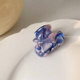 清晨的星星 韩国醋酸豹纹发夹女小号后脑勺抓夹ins复古法式发卡发抓精致夹子