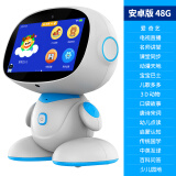 罗菲克儿童早教机智能安卓机器人学习机wifi家教机婴幼儿玩具新年礼物 安卓版48G蓝色(爱奇艺+动画片)