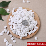 鑫友缘50斤装白色石子石头大鹅卵石庭院铺路铺地小白石头造景景观白石子 【50斤】白色机制石0.9-1.2cm