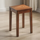 家逸凳子 新中式实木方凳换鞋凳 创意简约家用餐椅 木板凳