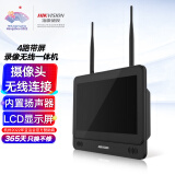 海康威视硬盘录像机4路高清拾音无线摄像头连接LCD显示屏NVR一体机支持测温DS-7804N-F1/W/A