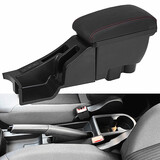 曼蒂瑞斯2013-2021款新桑塔纳扶手箱斯柯达昕锐专用中央手扶箱新捷达改装 单面板黑色红线