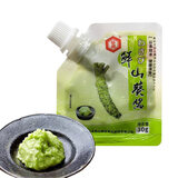 葵田鲜山葵酱青芥酱料寿司刺身日式料理调料三文鱼芥末调味辣根 鲜山葵酱30g*1袋
