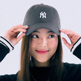 MLB棒球帽子男女通用韩版软顶休闲洋基队遮阳送礼CP77 炭灰小白标NY