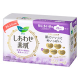 乐而雅花王进口F透气棉柔纤巧日用护翼型卫生巾25cm17片姨妈巾京东自营