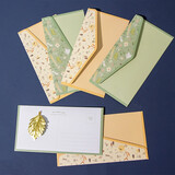 极度空间 贺卡信封信纸三八女神节生日贺卡祝福心愿卡印花情书高级感商务卡片送朋友6张信封12张信纸