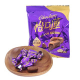 怡口莲怡口莲经典巧克力味夹心太妃糖6颗/袋装婚庆结婚喜糖休闲零食品 经典巧克力味6颗*1袋