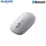 宜丽客（ELECOM）鼠标无线鼠标蓝牙4.2鹅卵石便携办公儿童鼠标台式笔记本舒适握感 蓝牙款  灰色  电池款
