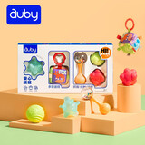 澳贝（auby）婴幼儿玩具手摇铃牙胶0-1岁新生儿礼盒安抚抓握训练床挂用品送礼 【感统训练】婴儿抚触球5只