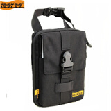 路游（LooYoo） A138军迷尼龙料单肩挎包拎包休闲腰包8吋平板包多功能战术附件包 8吋黑色