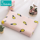 婴博士 儿童天然乳胶枕小学生幼儿园枕头2-3-6岁卡通护颈枕 粉色菠萝 （天然乳胶枕芯）