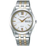 精工(SEIKO) 手表光能表商务休闲蓝宝石（男女对表情侣表）日本直送 钢带男表 SBPX085
