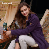LAFUMA乐飞叶户外抓绒衣女 秋冬加厚保暖收腰休闲外套 LFJA4CR64