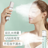 Aseblarm纳米补水喷雾仪蒸脸器机脸部保湿加湿神器便携式小型家用美容 粉色