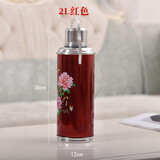 梵育暖壶小号热水瓶小型怀旧复古暖水壶老式玻璃内胆保温瓶家用小暖壶 红色 2000ml